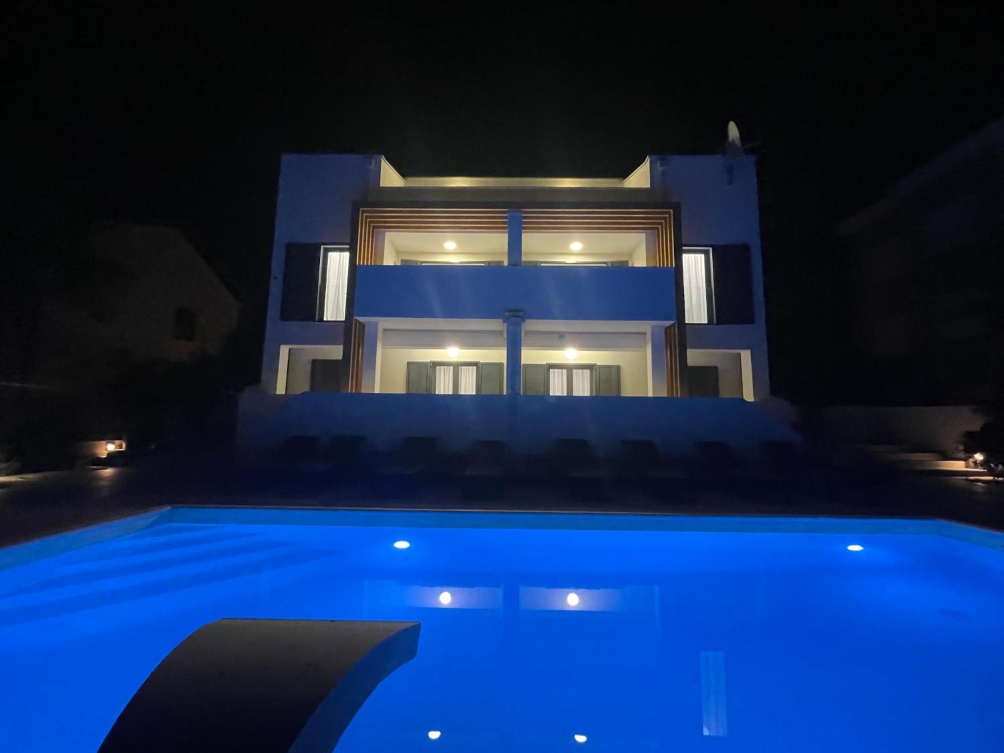 Villa Aquamarine Apartments Novalja Kültér fotó