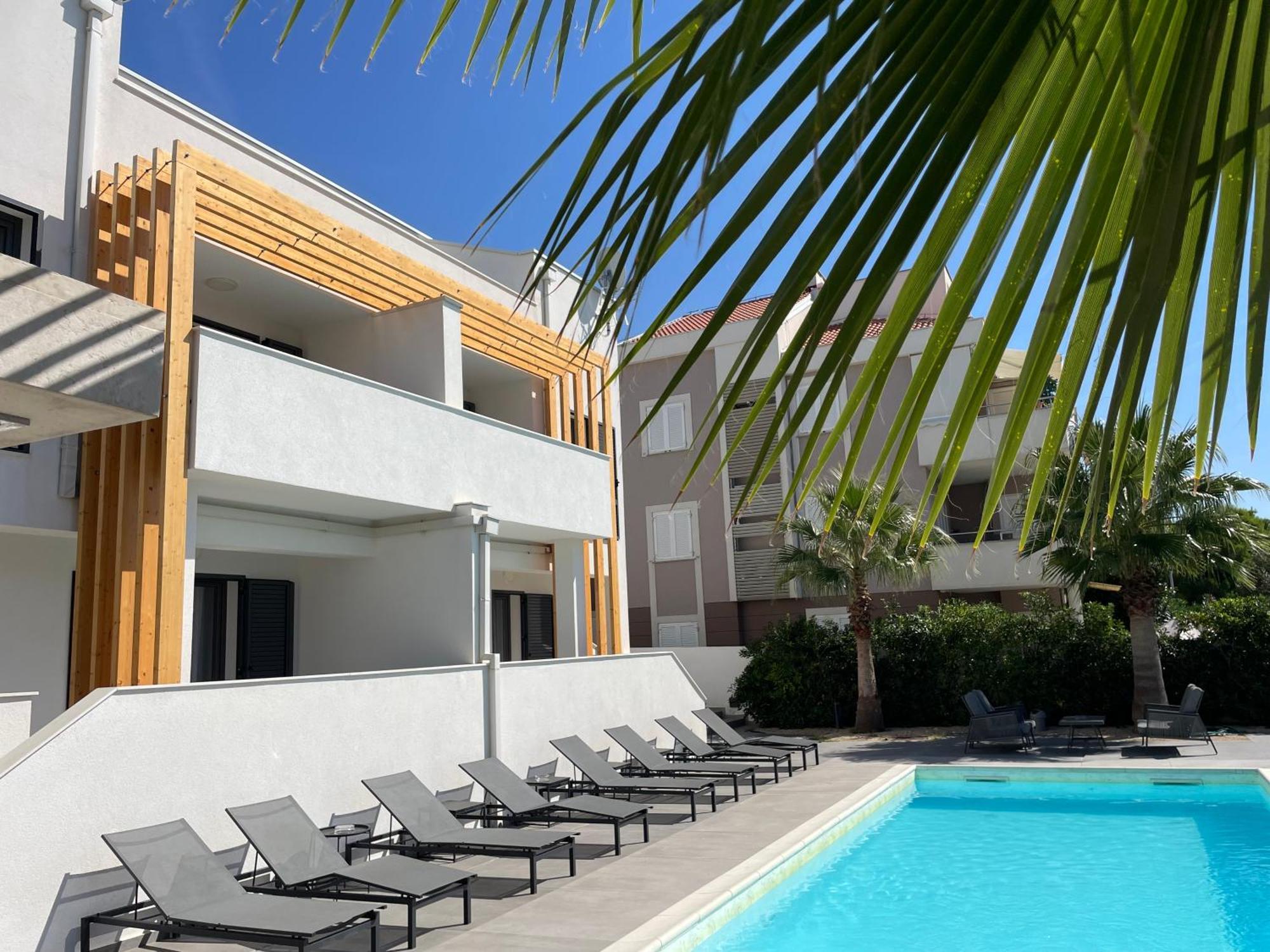 Villa Aquamarine Apartments Novalja Kültér fotó